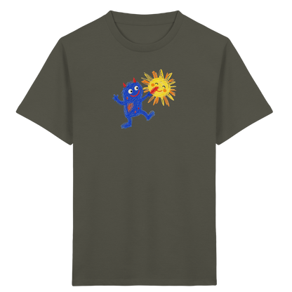 Sonnenkitzler Monster Kinder Shirt - Kinder Bio T-Shirt