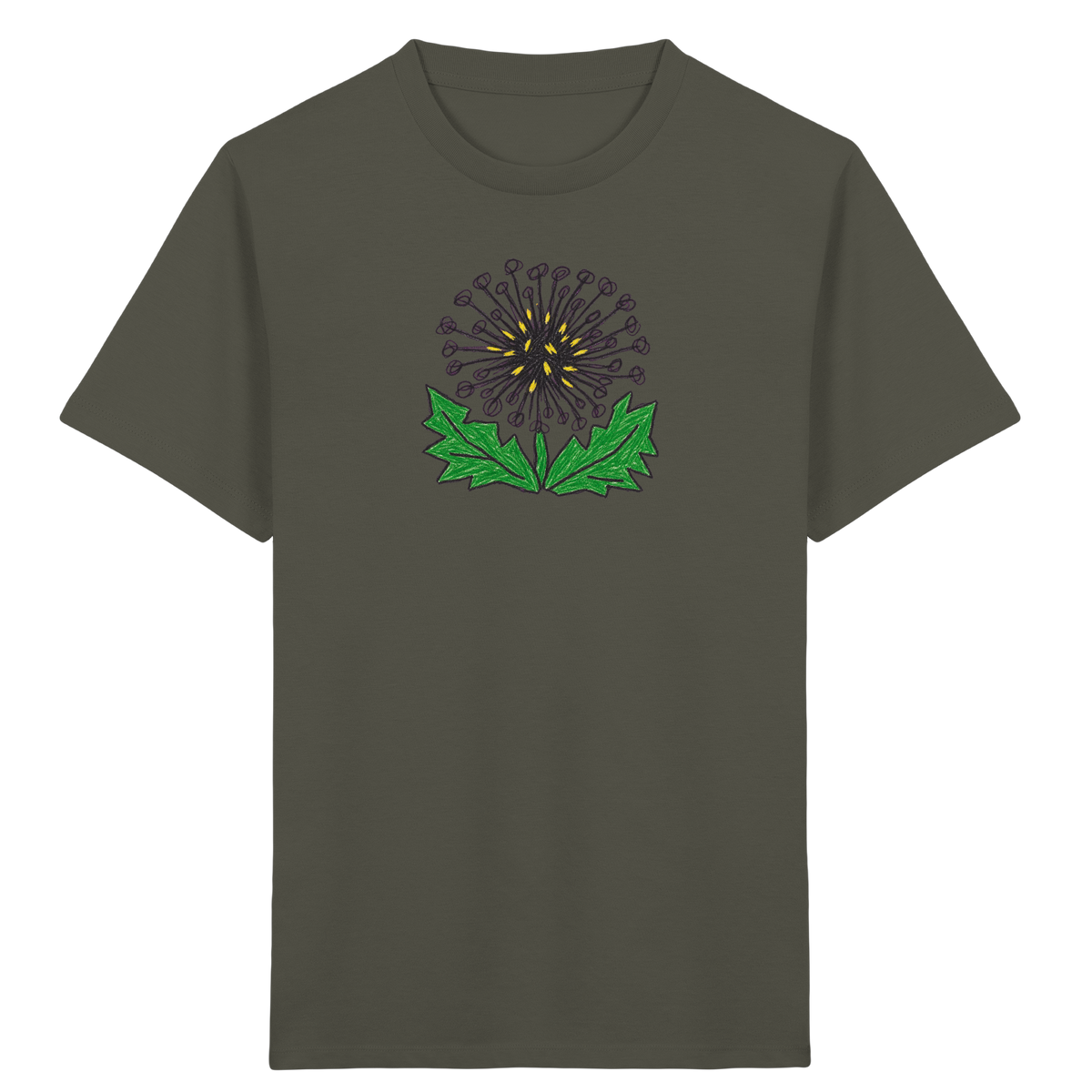 Kritzel Löwenzahn Kinder Shirt - Kinder Bio T-Shirt