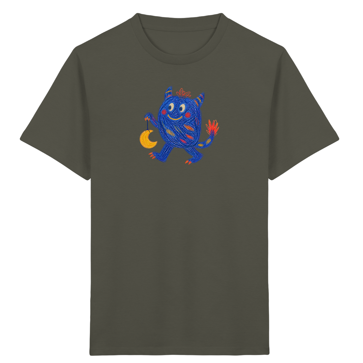 Mondlaterne Monster Kinder T-Shirt - Kinder Bio T-Shirt