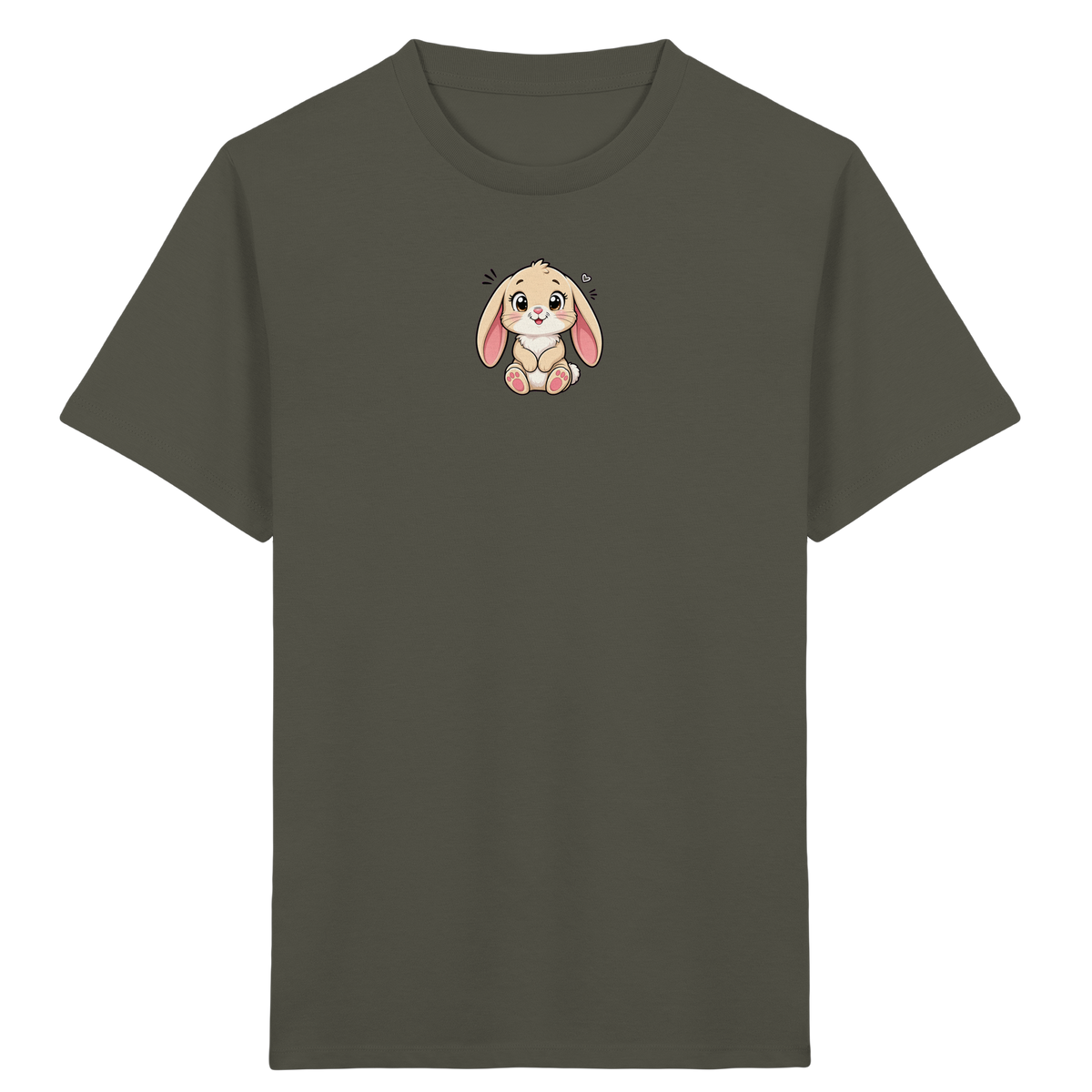 Niedliches Häschen T-Shirt: Freundliche Pfoten - Kinder Bio T-Shirt