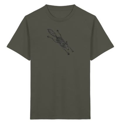 Wolf von oben - Kinder Bio T-Shirt