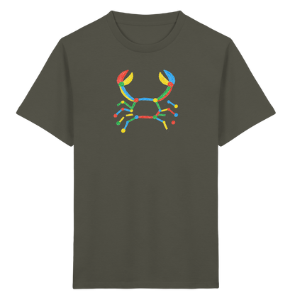 Bunte Farbpunkt Krabbe - Kinder Bio T-Shirt