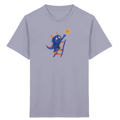 Monster auf der Sternenleiter - Kinder Bio T-Shirt