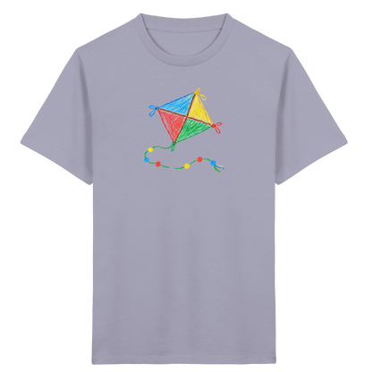 Bunter Drachen mit Knoten - Kinder Bio T-Shirt