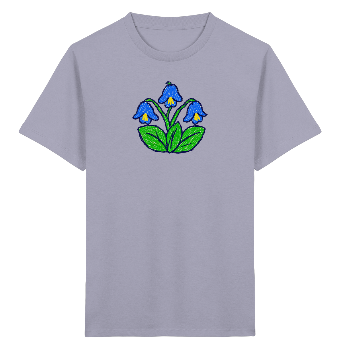 Kritzel Glockenblume Kinder Shirt - Kinder Bio T-Shirt