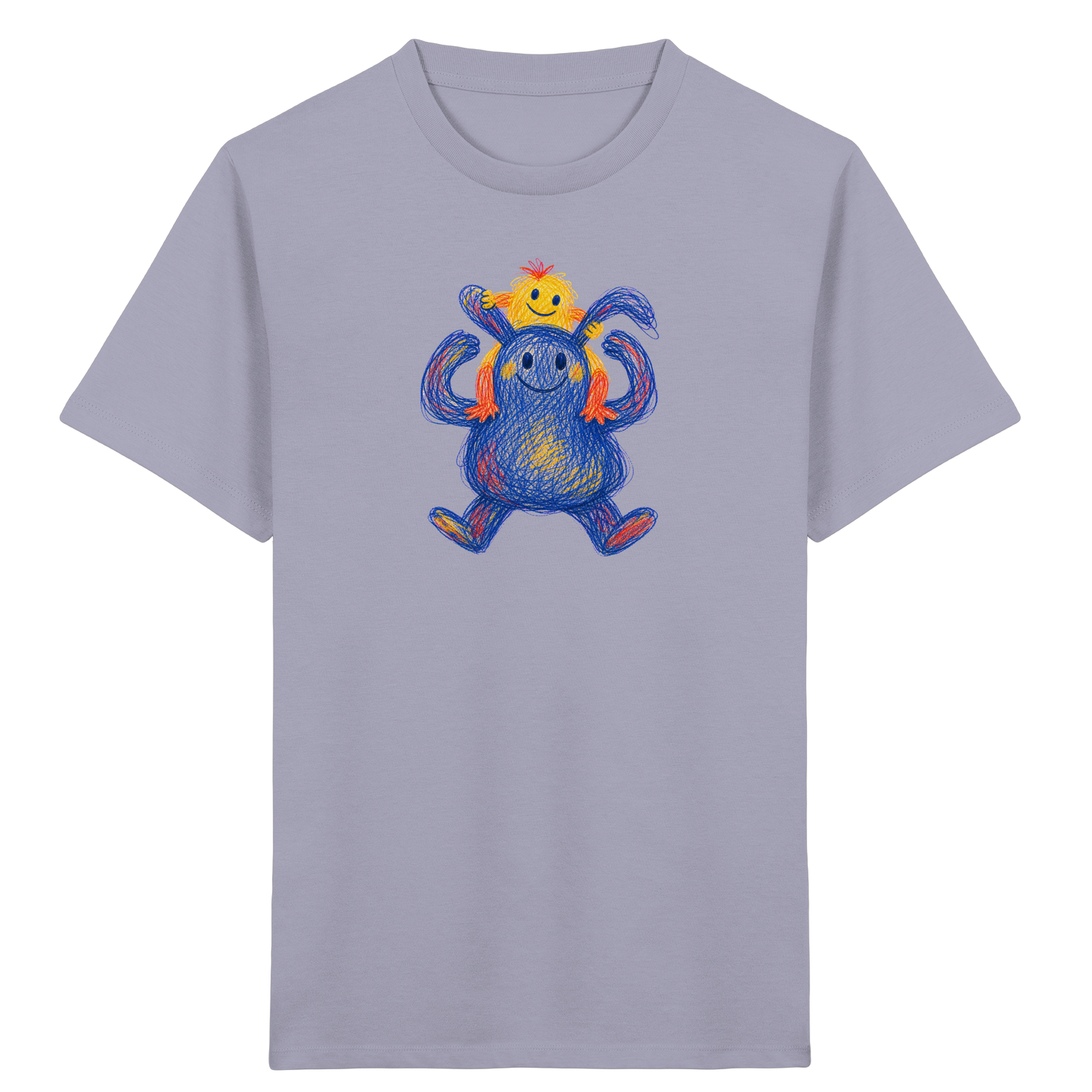 Huckepack Monster Kinder T-Shirt - Kinder Bio T-Shirt