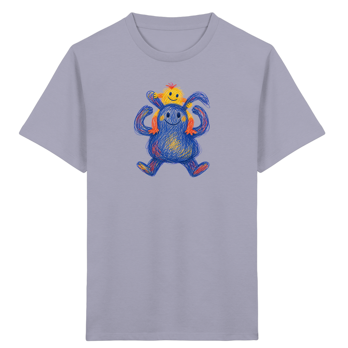 Huckepack Monster Kinder T-Shirt - Kinder Bio T-Shirt
