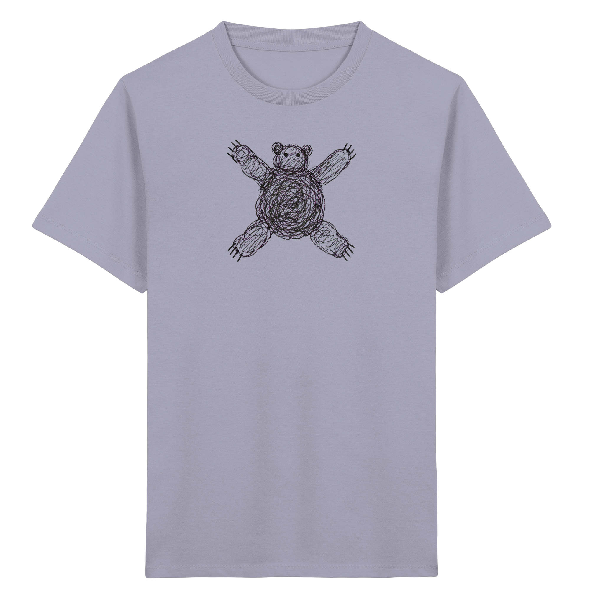 Bär von oben gezeichnet – Kinder T-Shirt