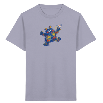 Papierfliegerwerfer Kritzelmonster Kinder Shirt - Kinder Bio T-Shirt