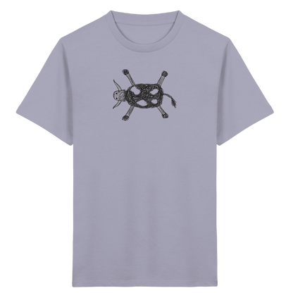 Kuh von oben gezeichnet - Kinder Bio T-Shirt