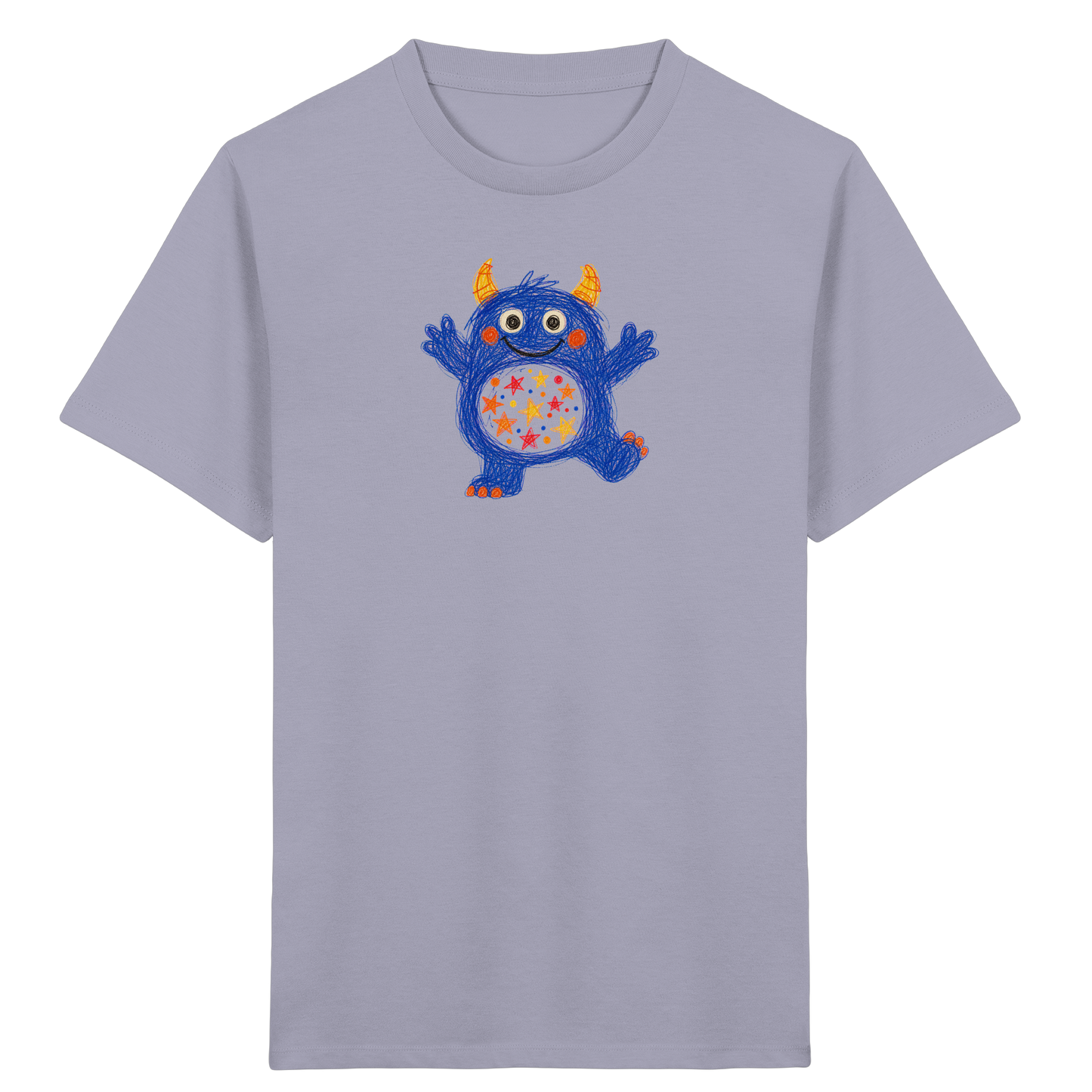Funkelbauch Kritzelmonster Shirt - Kinder Bio T-Shirt