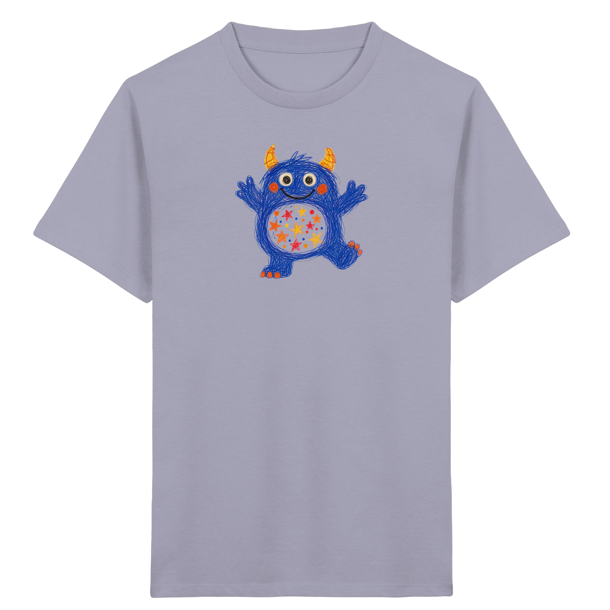 Funkelbauch Kritzelmonster Shirt - Kinder Bio T-Shirt
