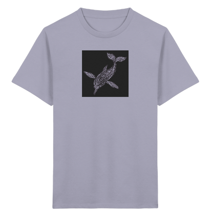 Delfin von oben - Kinder Bio T-Shirt