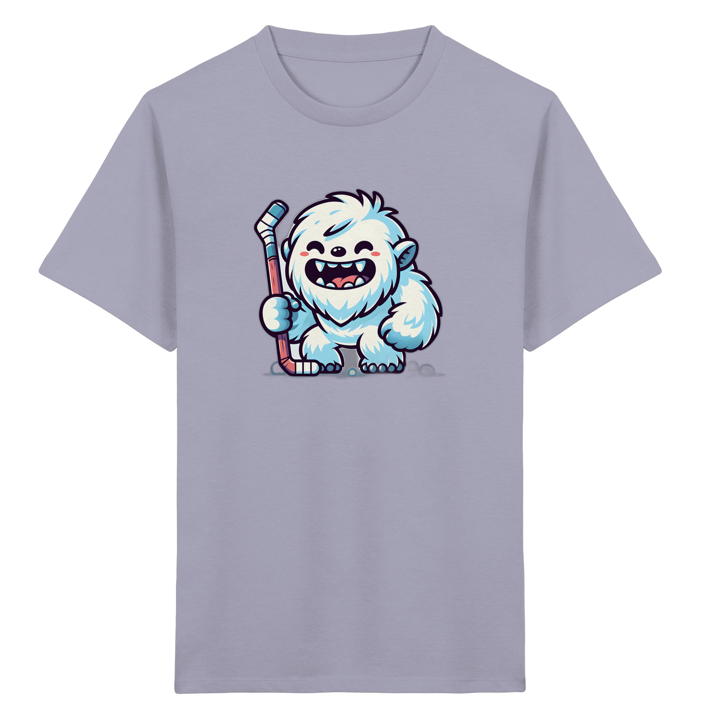 Yeti Eishockey: Fröhliches Kinder T-Shirt