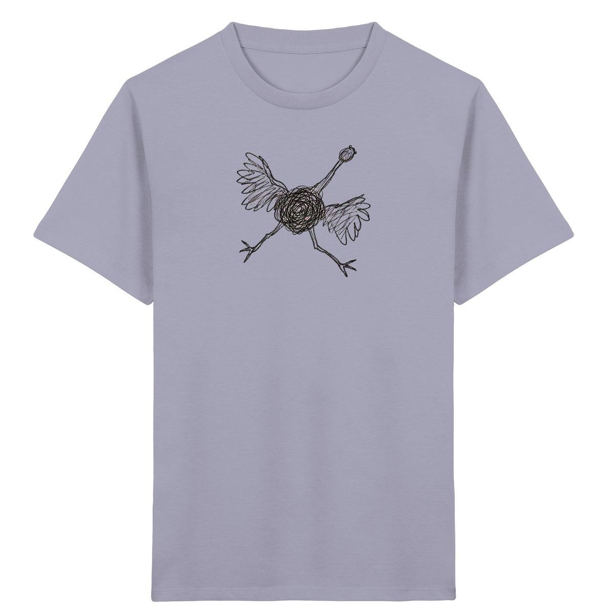Strauß von oben - Kinder Bio T-Shirt