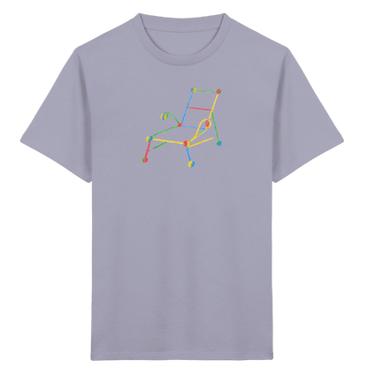 Bunte Liege mit Farbpunkten - Kinder Bio T-Shirt