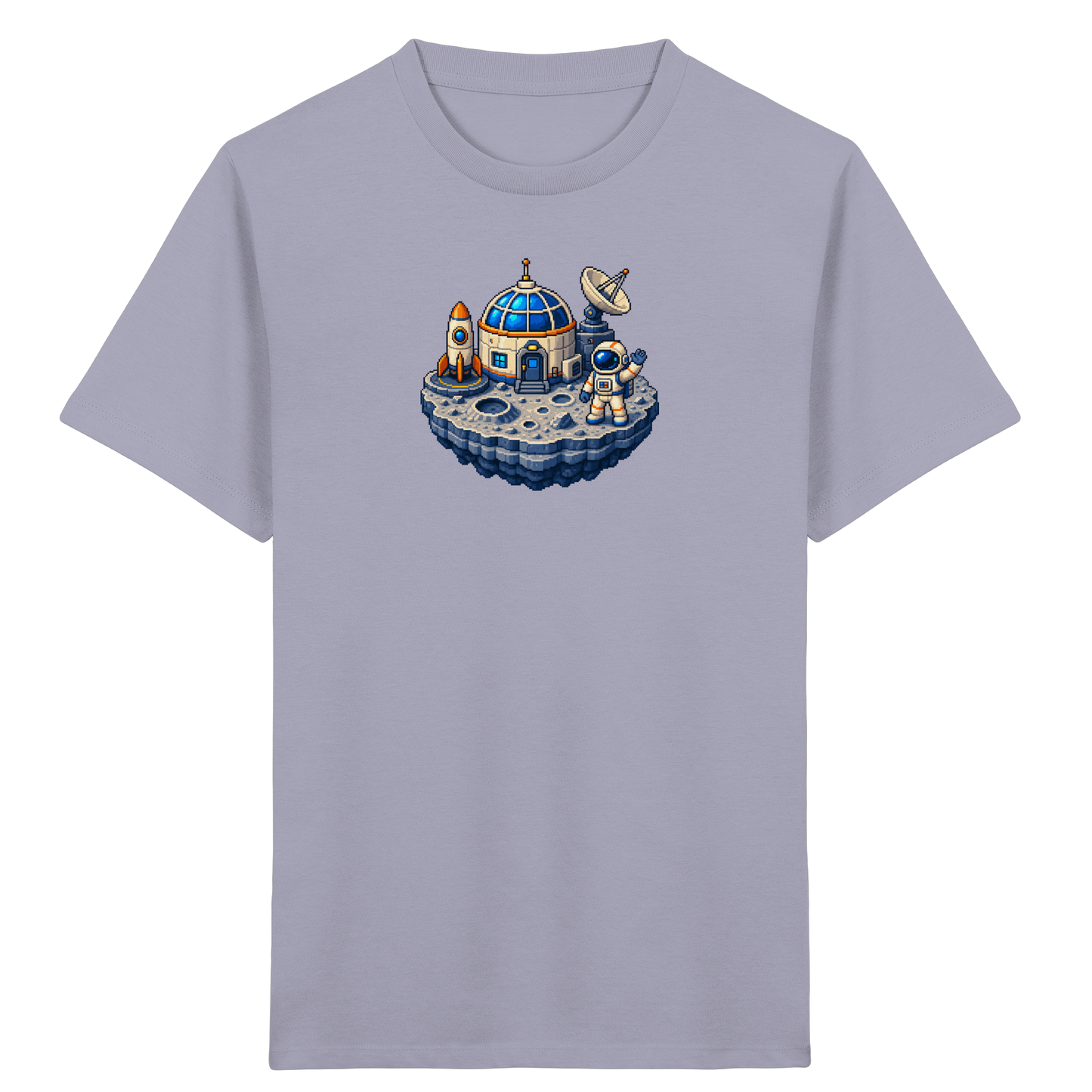 Coole Pixel Mondbasis Kinder T-Shirt - Kinder Bio T-Shirt