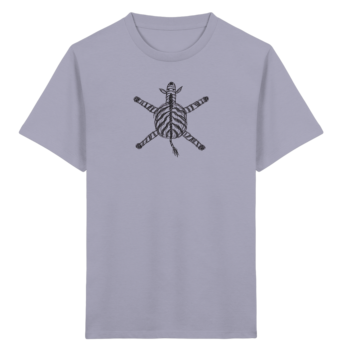 Zebra von oben - Kinder Bio T-Shirt