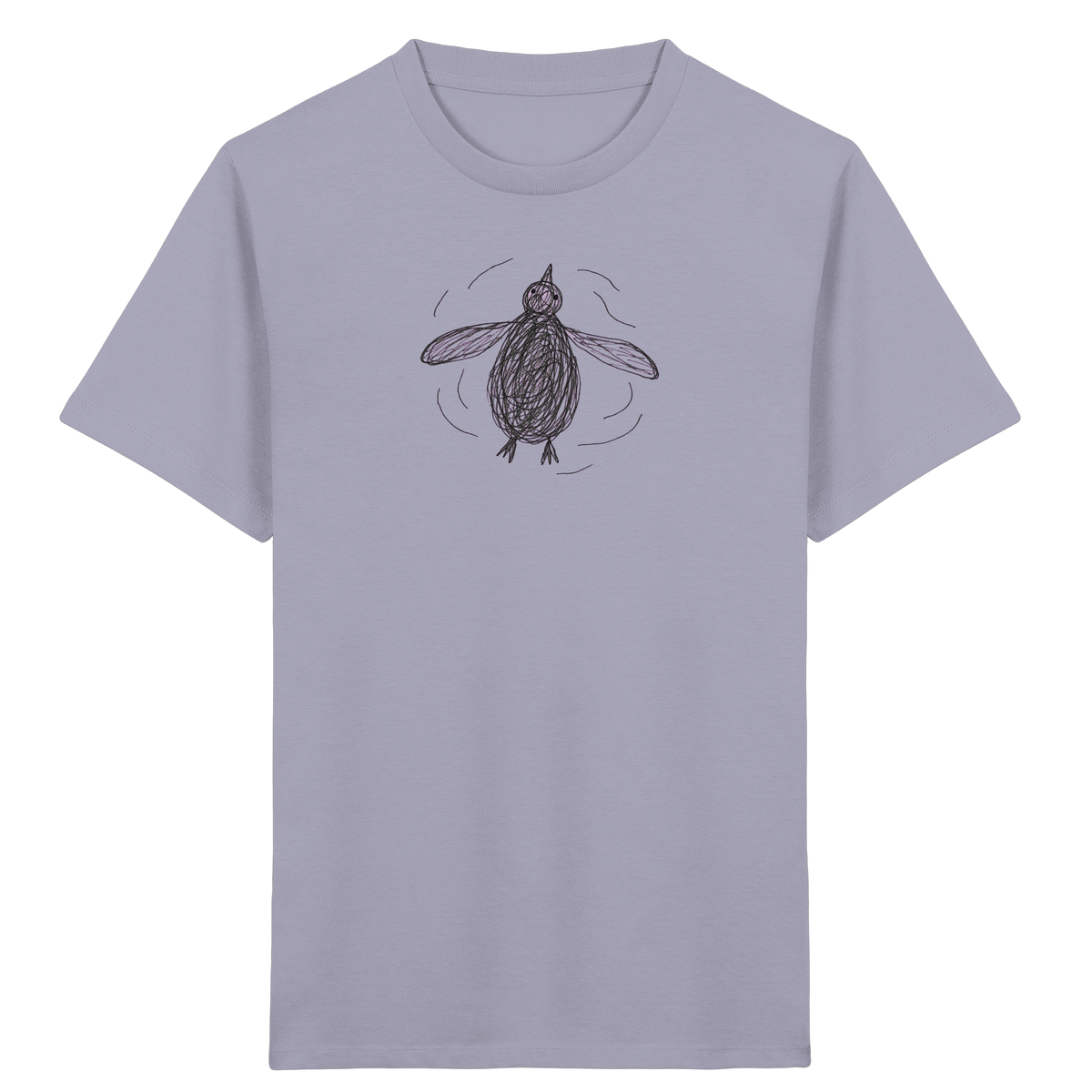 Pinguin von oben - Kinder Bio T-Shirt