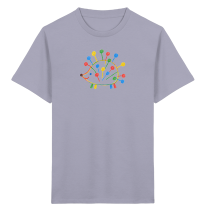 Bunter Farbpunkt Igel - Kinder Bio T-Shirt
