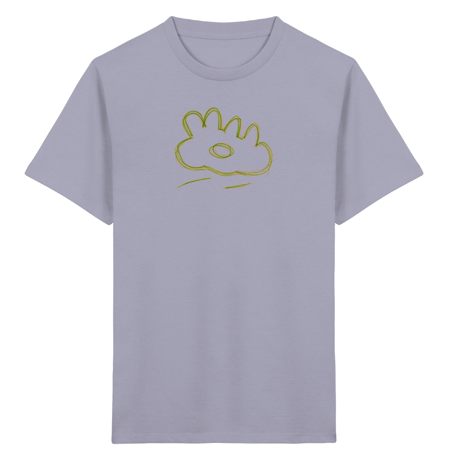 Grüne Wackelwolke Kinder T-Shirt - Kinder Bio T-Shirt