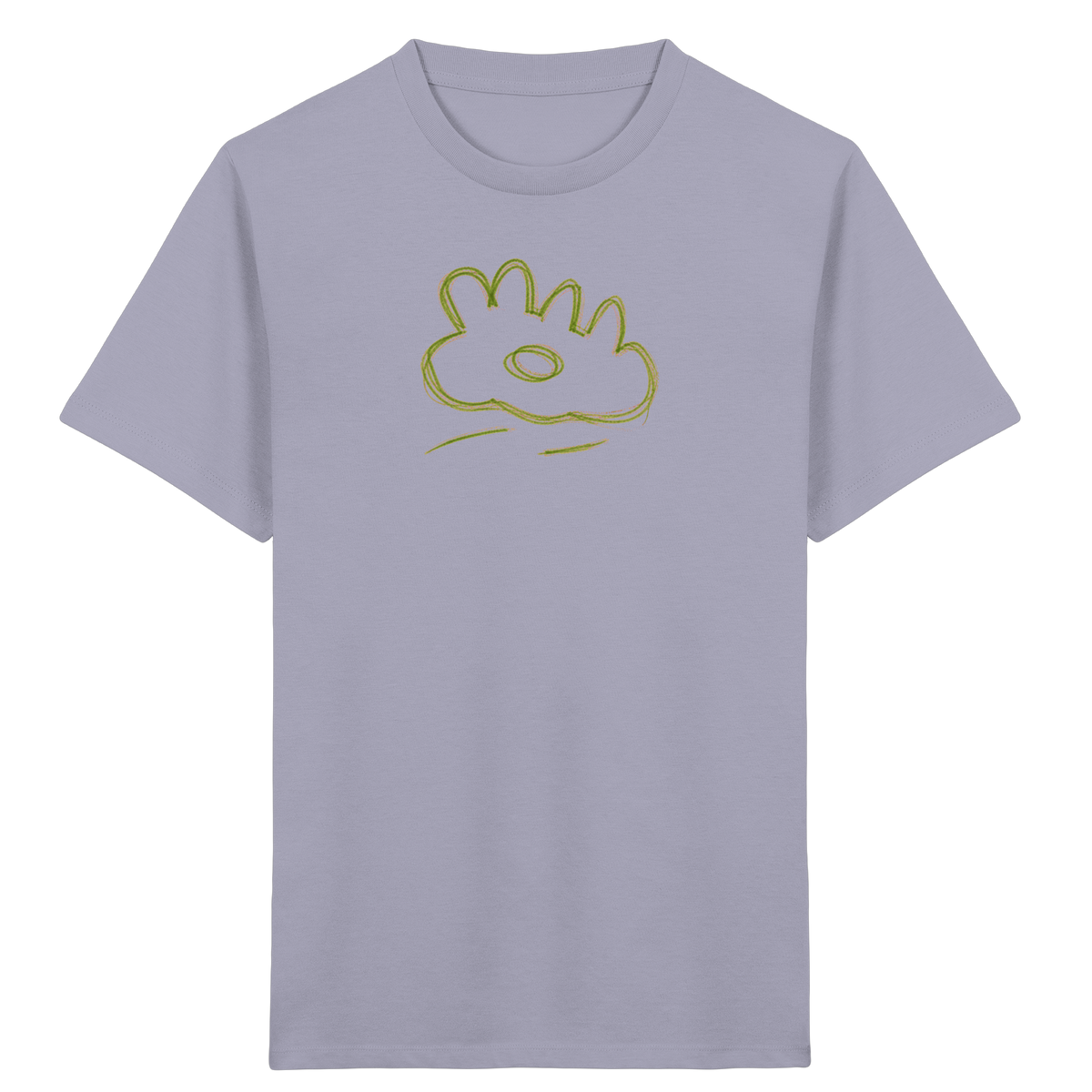 Grüne Wackelwolke Kinder T-Shirt - Kinder Bio T-Shirt