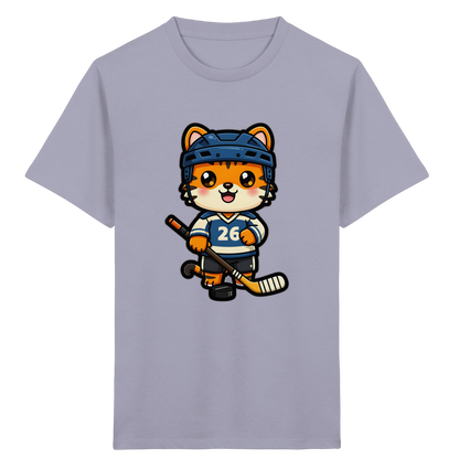 Tiger Eishockey Spieler Kinder T-Shirt - Kinder Bio T-Shirt