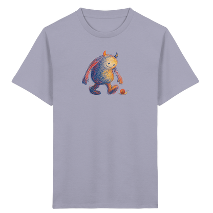 Schneckenfreund Monster Kinder T-Shirt - Kinder Bio T-Shirt