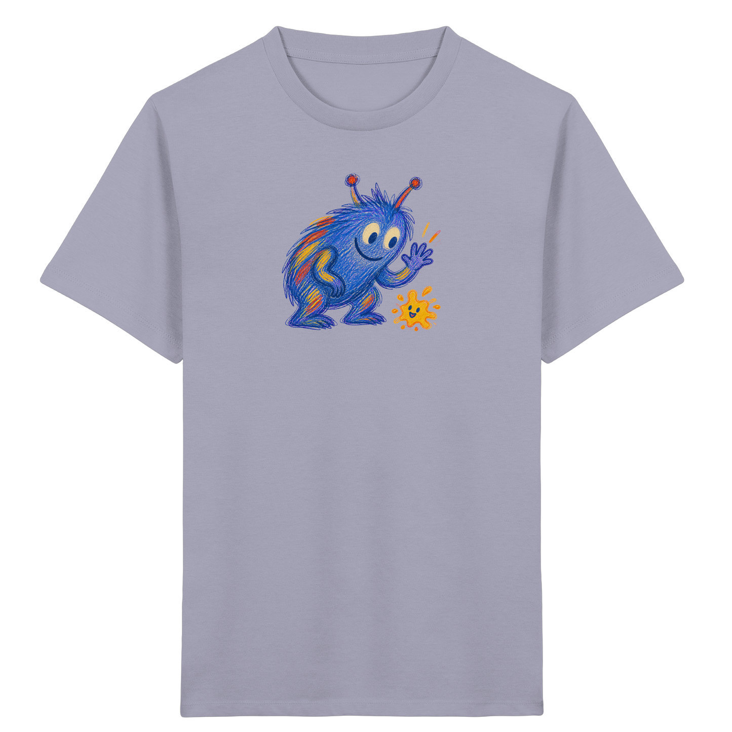 Klecksfreund Monster Kinder T-Shirt - Kinder Bio T-Shirt