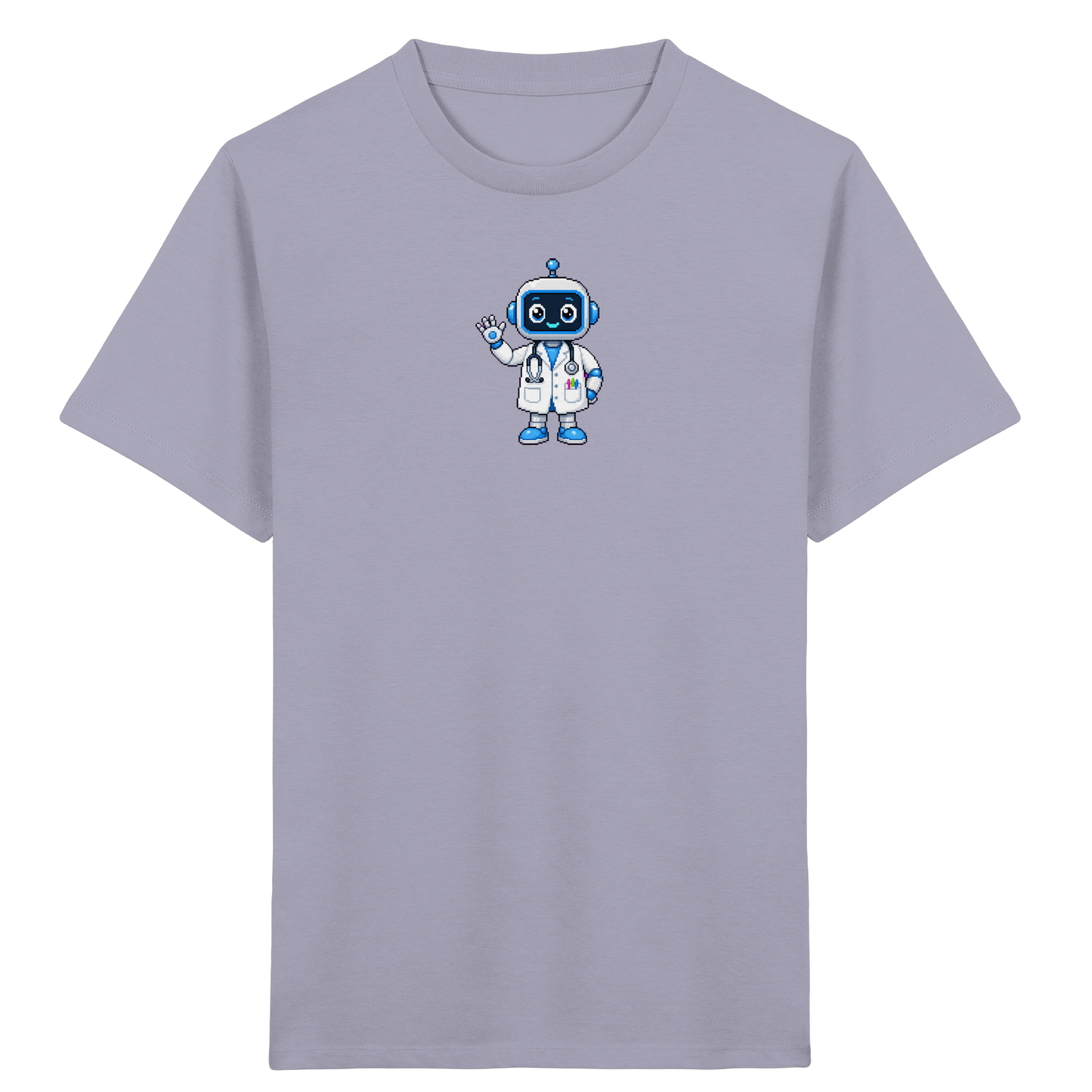 Pixel Roboter T-Shirt: Freundlich und cool - Kinder T-Shirt