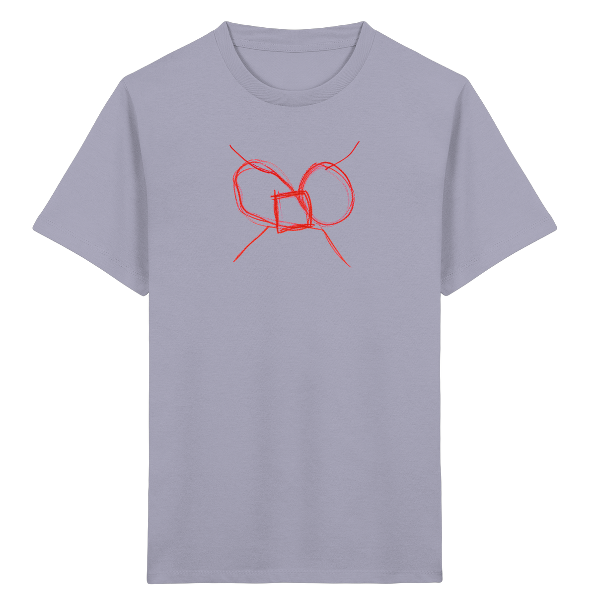 Ziegelrote Wackelschleife Kinder T-Shirt - Kinder Bio T-Shirt