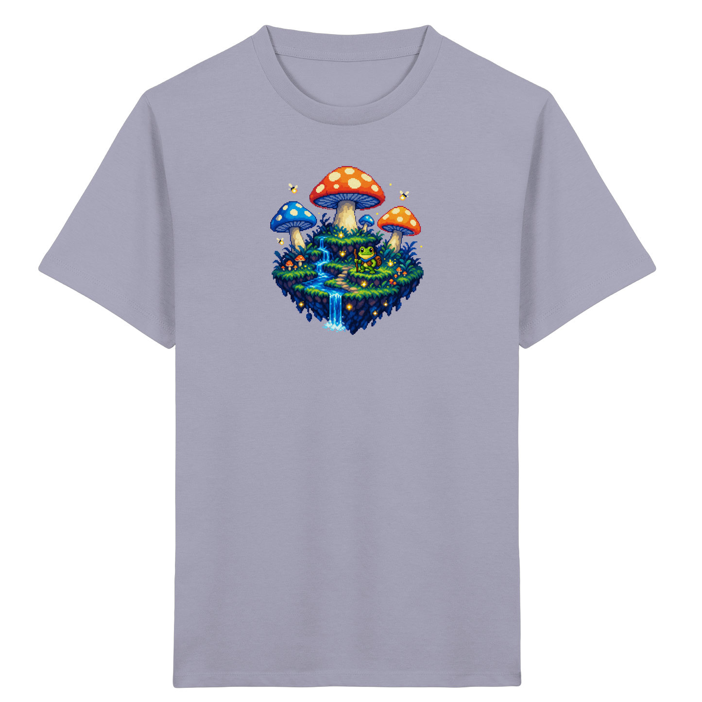Magisches Pixel Abenteuer Frosch Shirt - Kinder Bio T-Shirt