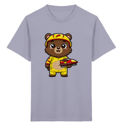 Bären-Rennfahrer T-Shirt: Abenteuer pur! - Kinder Bio T-Shirt