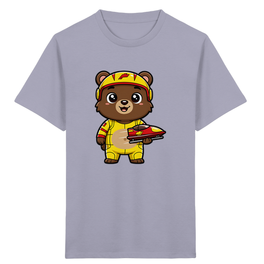 Bären-Rennfahrer T-Shirt: Abenteuer pur! - Kinder Bio T-Shirt