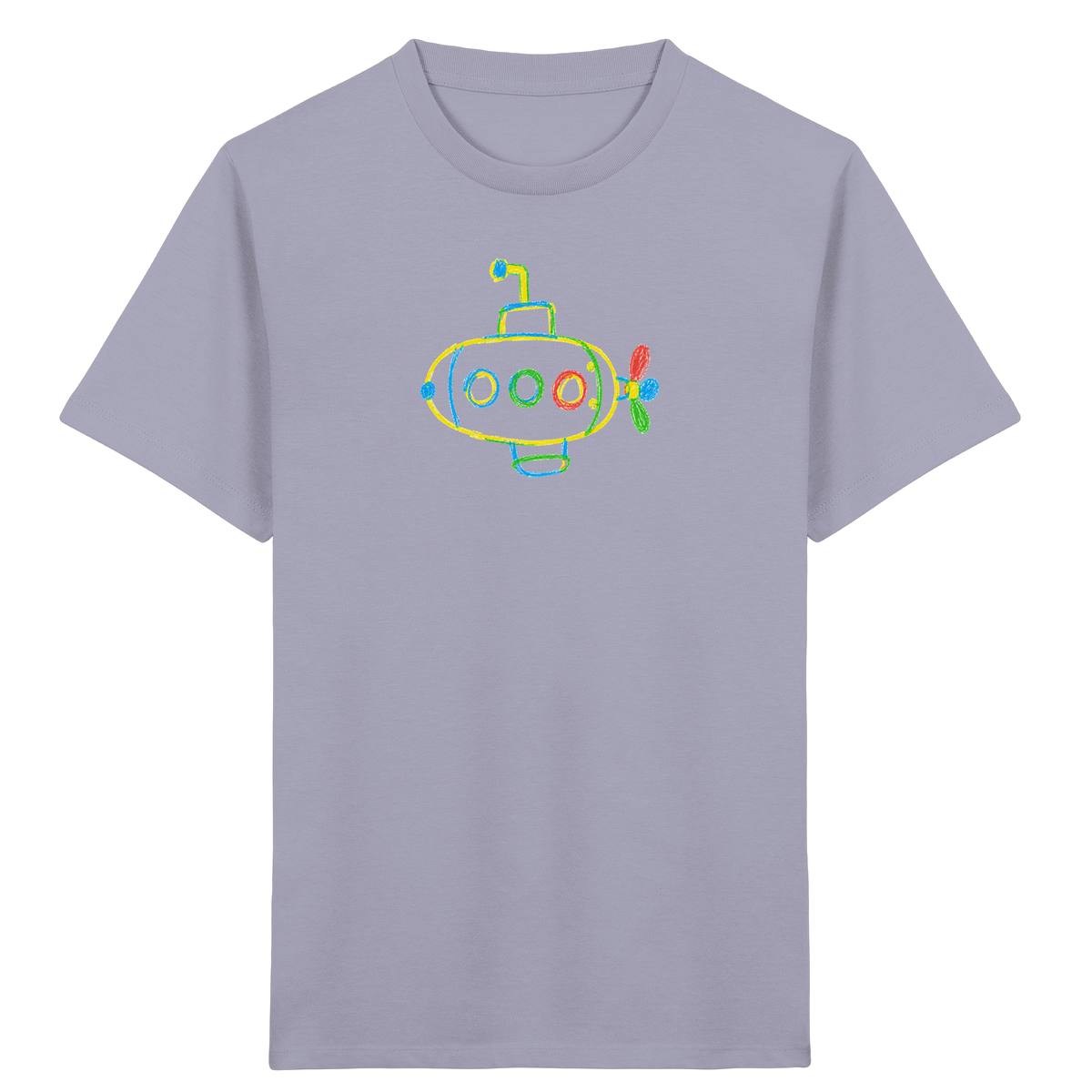 Farbpunkt U-Boot Abenteuer - Kinder Bio T-Shirt
