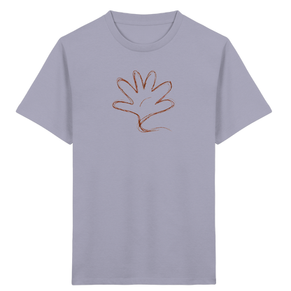 Kakaobraune Schlingenhand Kinder Shirt - Kinder Bio T-Shirt