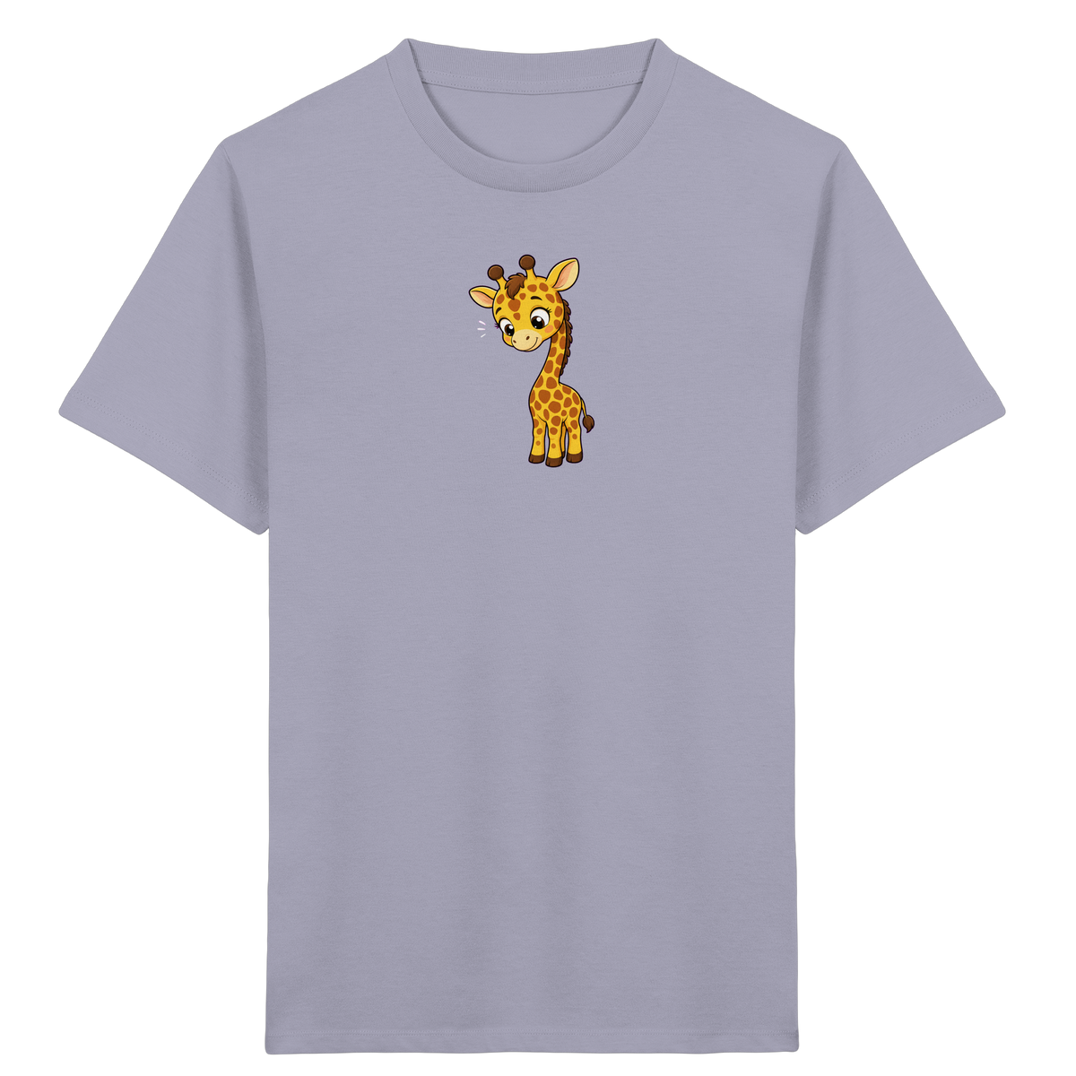 Niedliche Giraffe: Fröhliches Kinder-T-Shirt - Kinder Bio T-Shirt