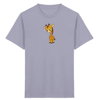 Niedliche Giraffe: Fröhliches Kinder-T-Shirt - Kinder Bio T-Shirt