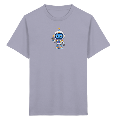 Roboter-Astronaut: Pixel-Herz-Weltraum-Shirt - Kinder T-Shirt