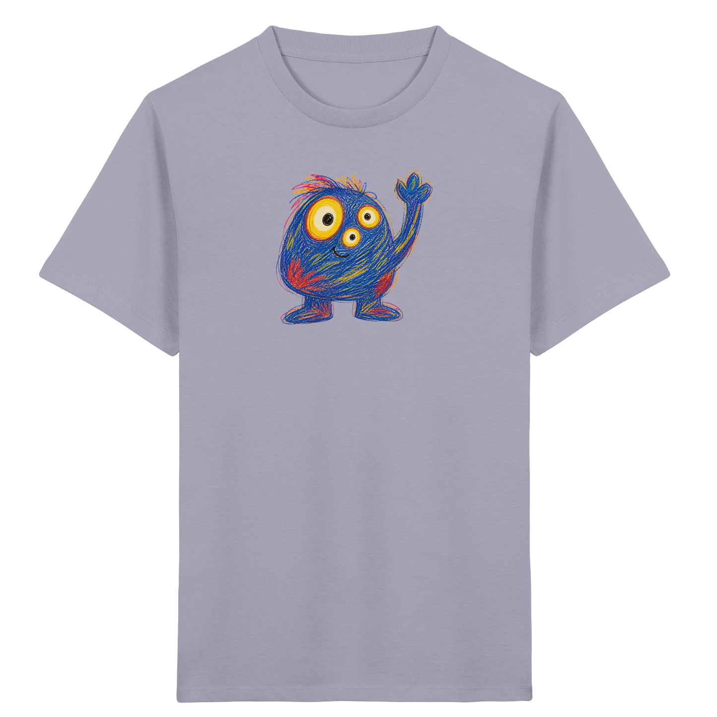 Dreiäuglein winkt fröhlich - Kinder Bio T-Shirt