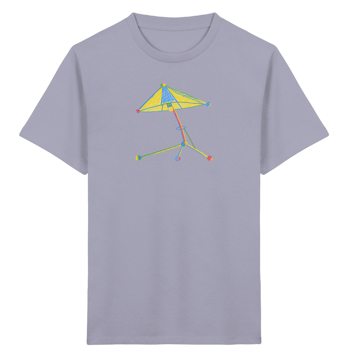 Bunte Farbpunkt Lampe - Kinder Bio T-Shirt