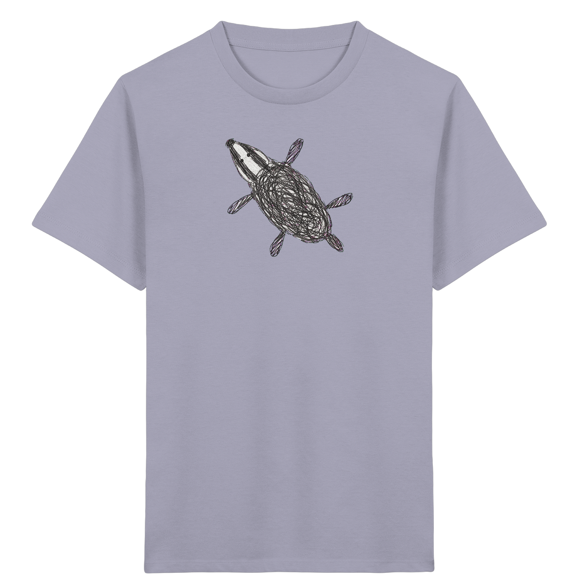 Dachs von oben - Kinder Bio T-Shirt