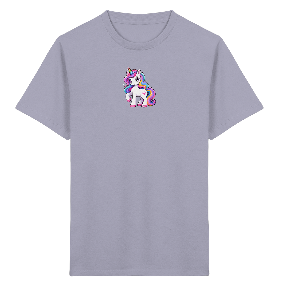 Magisches Einhorn T-Shirt mit Sternen - Kinder Bio T-Shirt