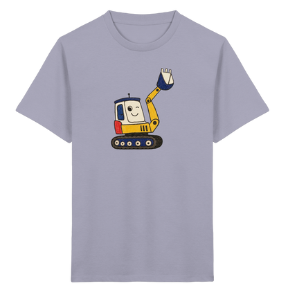 Fröhliches Bagger T-Shirt für Kinder - Kinder Bio T-Shirt