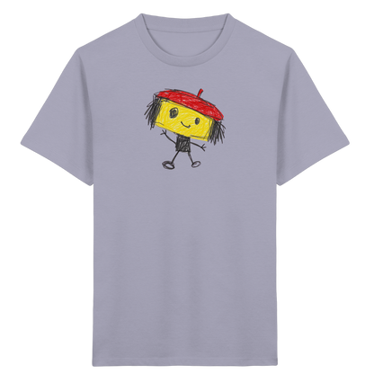 Kritzelkopf mit roter Mütze - Kinder Bio T-Shirt