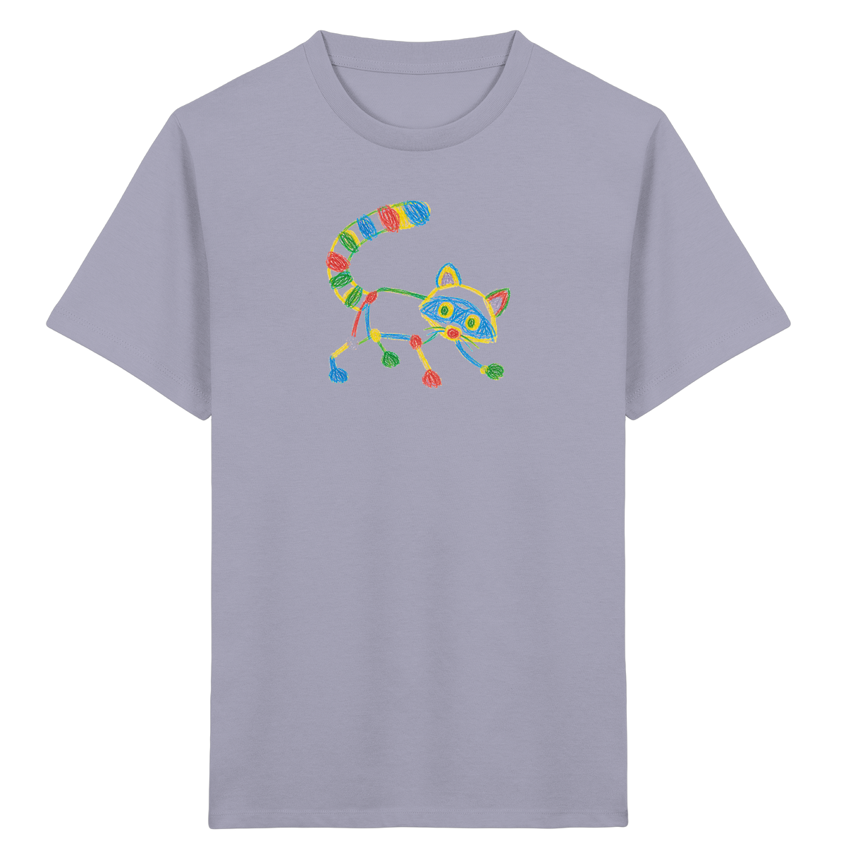Farbpunkt Waschbär Kinder T-Shirt - Kinder Bio T-Shirt