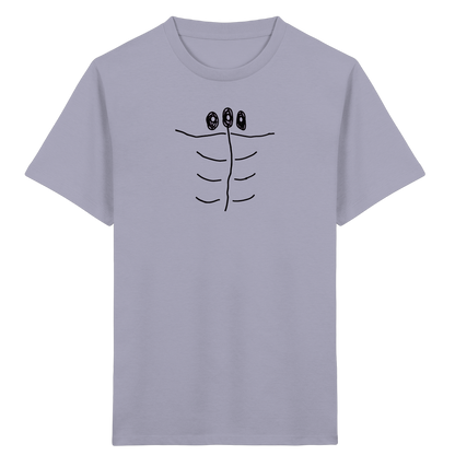 Dreiaugige Stangenfigur für Kinder - Kinder Bio T-Shirt