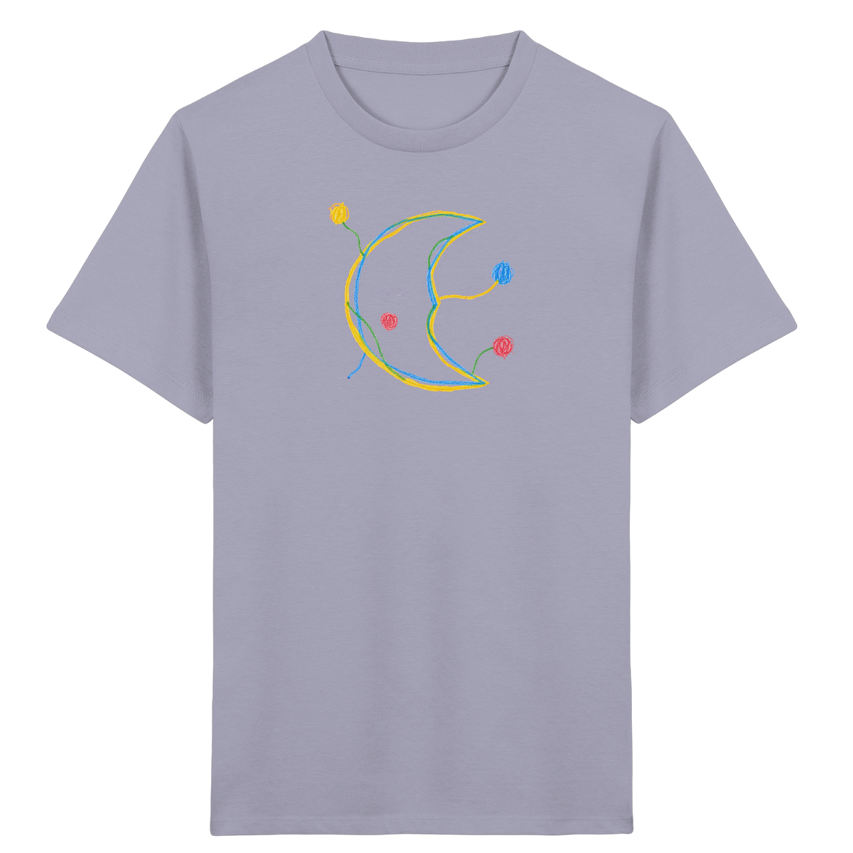 Farbpunkt Mond für Kinder - Kinder Bio T-Shirt