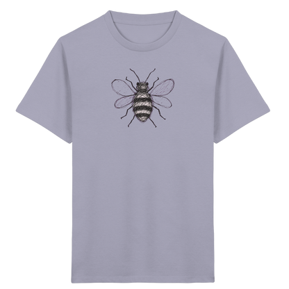 Biene von oben Kinderzeichnung - Kinder Bio T-Shirt