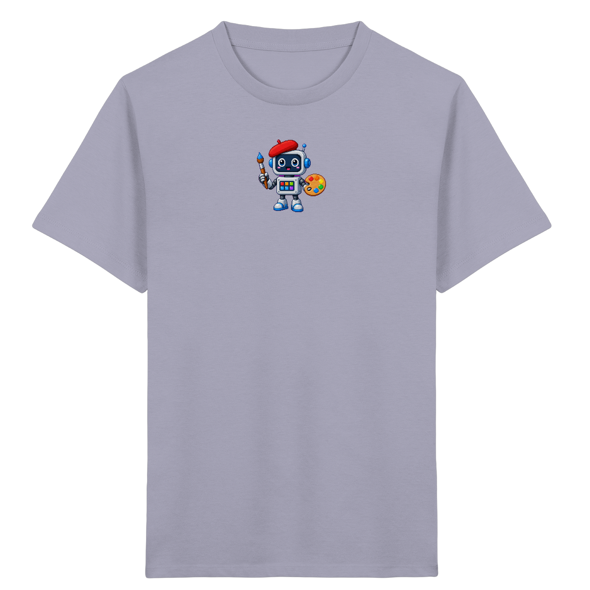 Pixel Roboter Künstler T-Shirt für Kinder - Kinder T-Shirt
